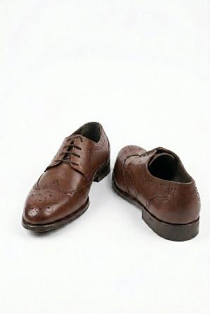 Zapato Derby Full Brogue en Piel