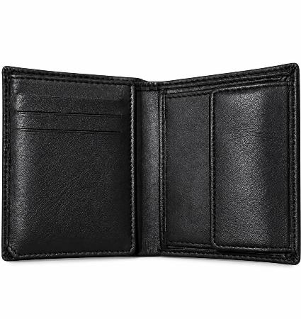 Cartera Piel Vacuna con Monedero