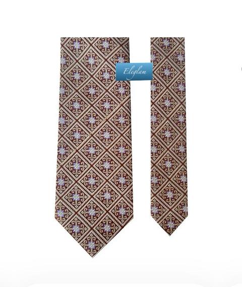 Corbata Artesanal de Seda Jacquard