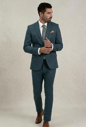 Traje Regular Fit con Micro-textura