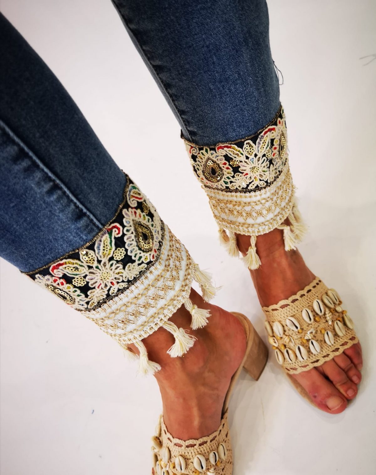 Jeans bordado - Imagen 3