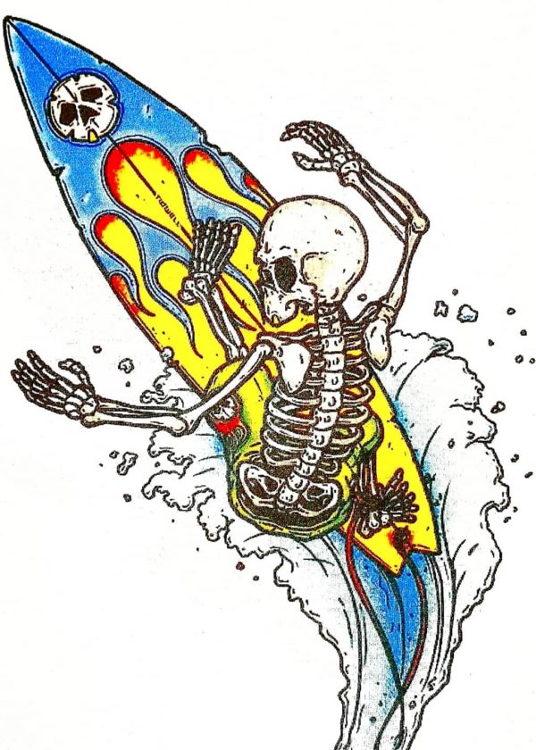 Camiseta Skull Surfer