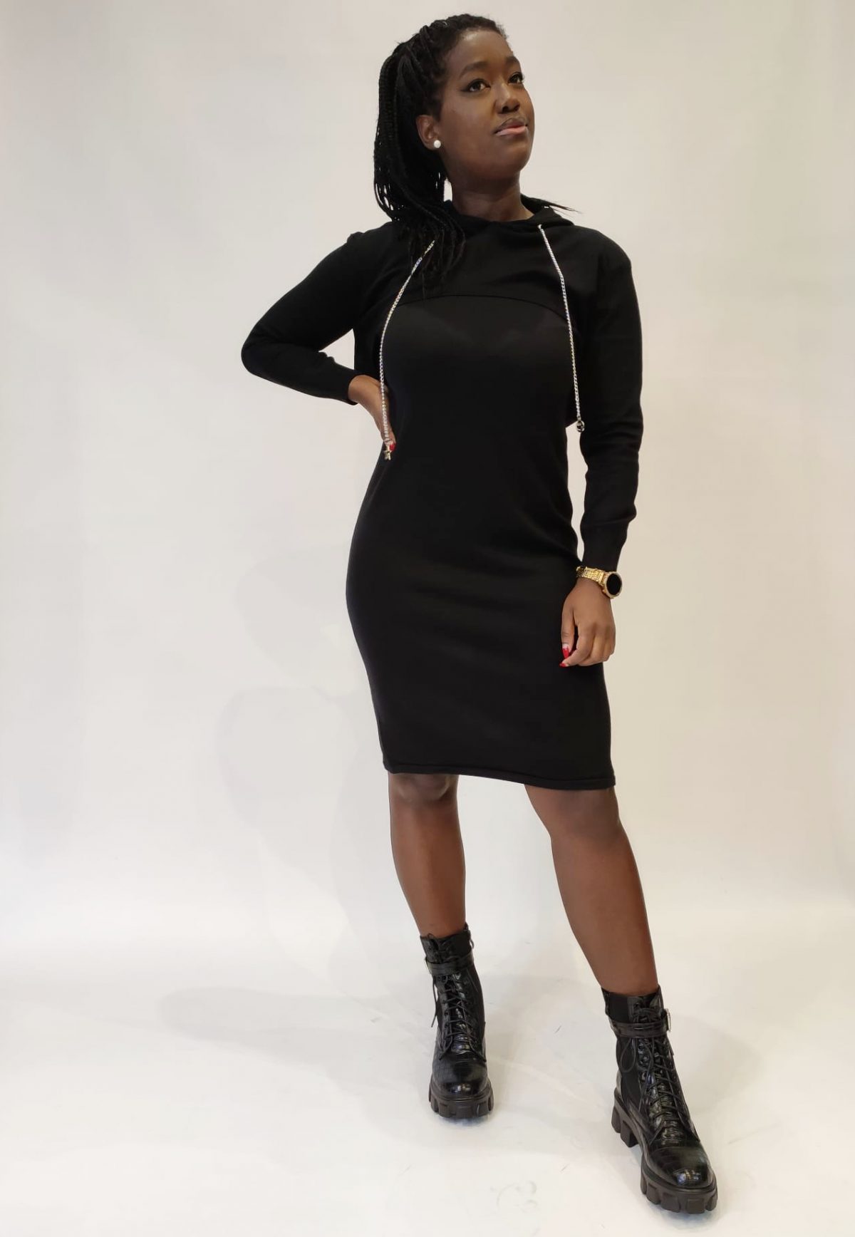 Conjunto sudadera y vestido