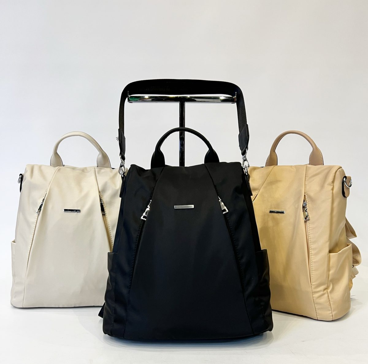 Bolso mochila nylon antirrobo