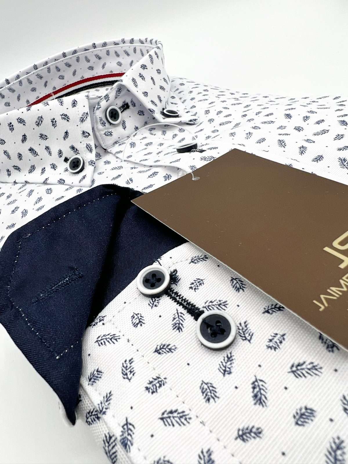 Camisa estampado ramitas - Imagen 2