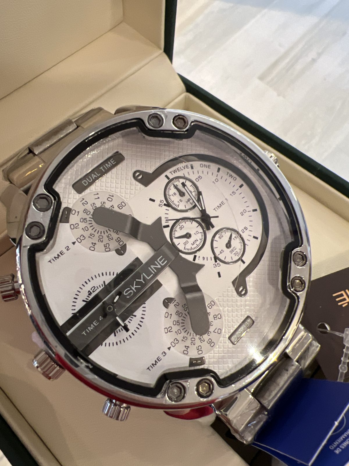Reloj Acero Dual Time - Imagen 2