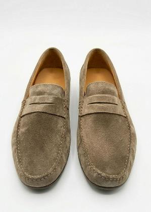 Zapato Mocasín Ante