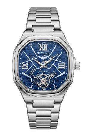 Reloj Acero Estilo Skeleton - Imagen 4