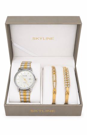 Set Skyline Reloj Acero