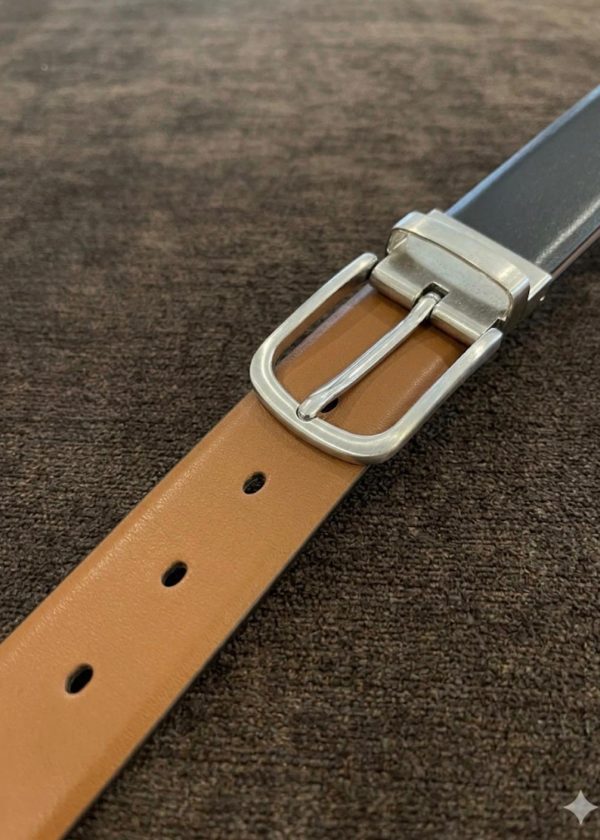 Cinturón Soave Sin Coser Reversible