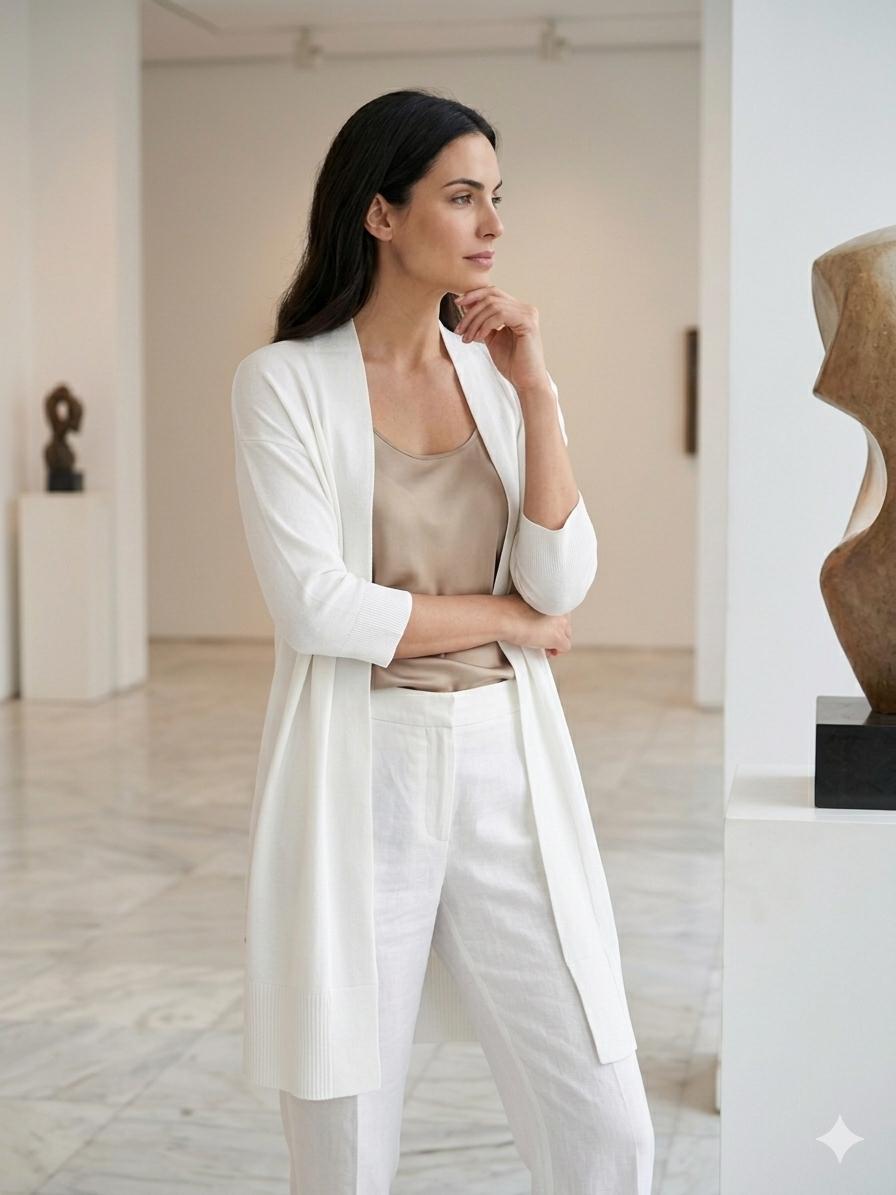 Chaqueta Maxi Abierta