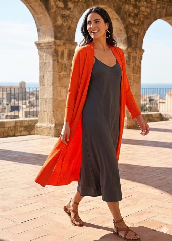 Chaqueta Maxi Abierta