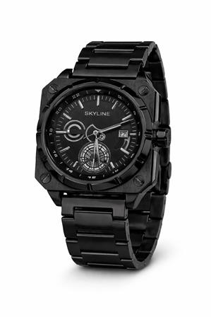 Reloj Skyline Acero Cuadrado - Imagen 2