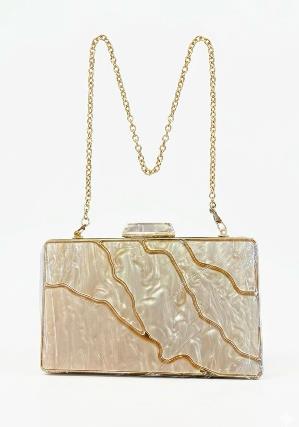 Clutch de Fiesta Efecto Nácar