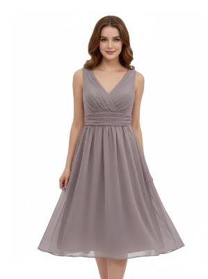 Vestido Corto en Gasa