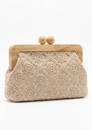 Bolso Clutch de Crochet
