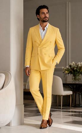 Traje Cruzado Slim Fit