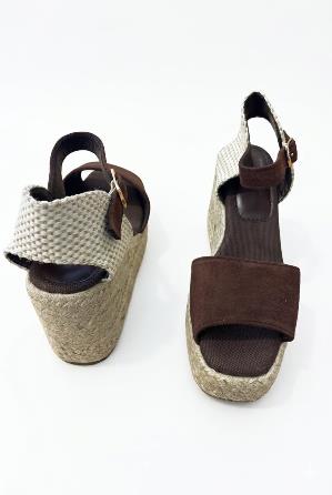 Sandalias Cuña Tipo Espardeñas