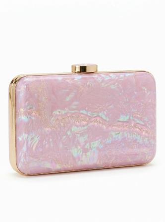 Bolso Fiesta Metacrilato Nácar