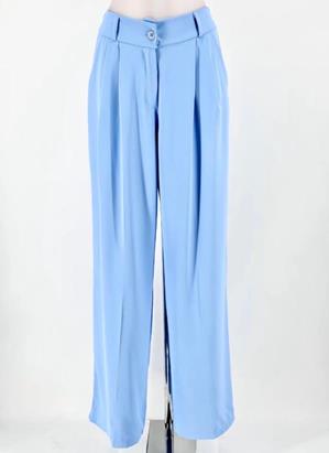 Pantalón Palazzo Fluído Tiro Alto - Imagen 5