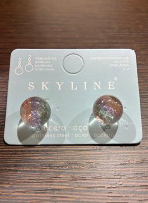 Pendientes Acero Destellos