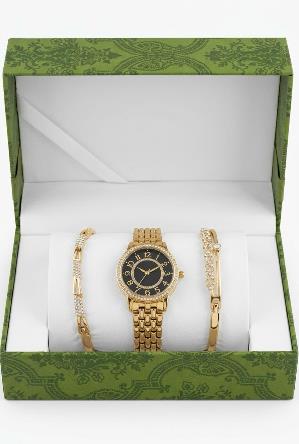 Conjunto Reloj Cuarzo Japonés con 2P