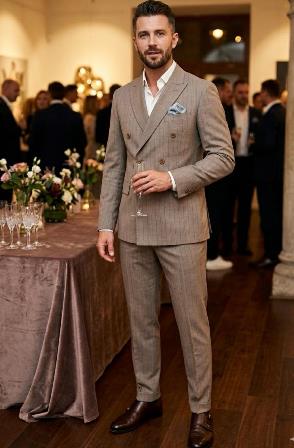 Traje Cruzado Caballero