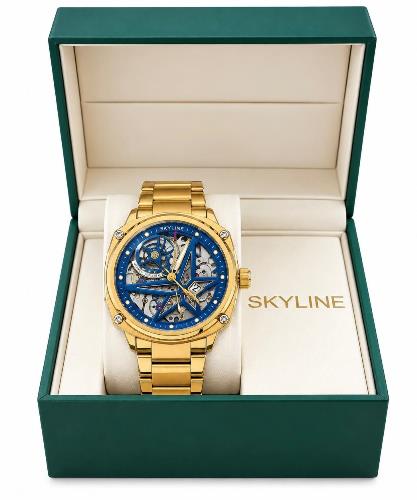 Reloj Skeleton Acero Skyline