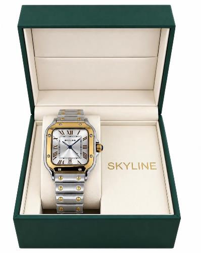 Reloj Skyline Hombre de Acero Bicolor