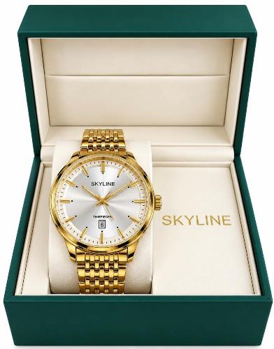 Reloj Skyline Acero Hombre Esfera Sunray
