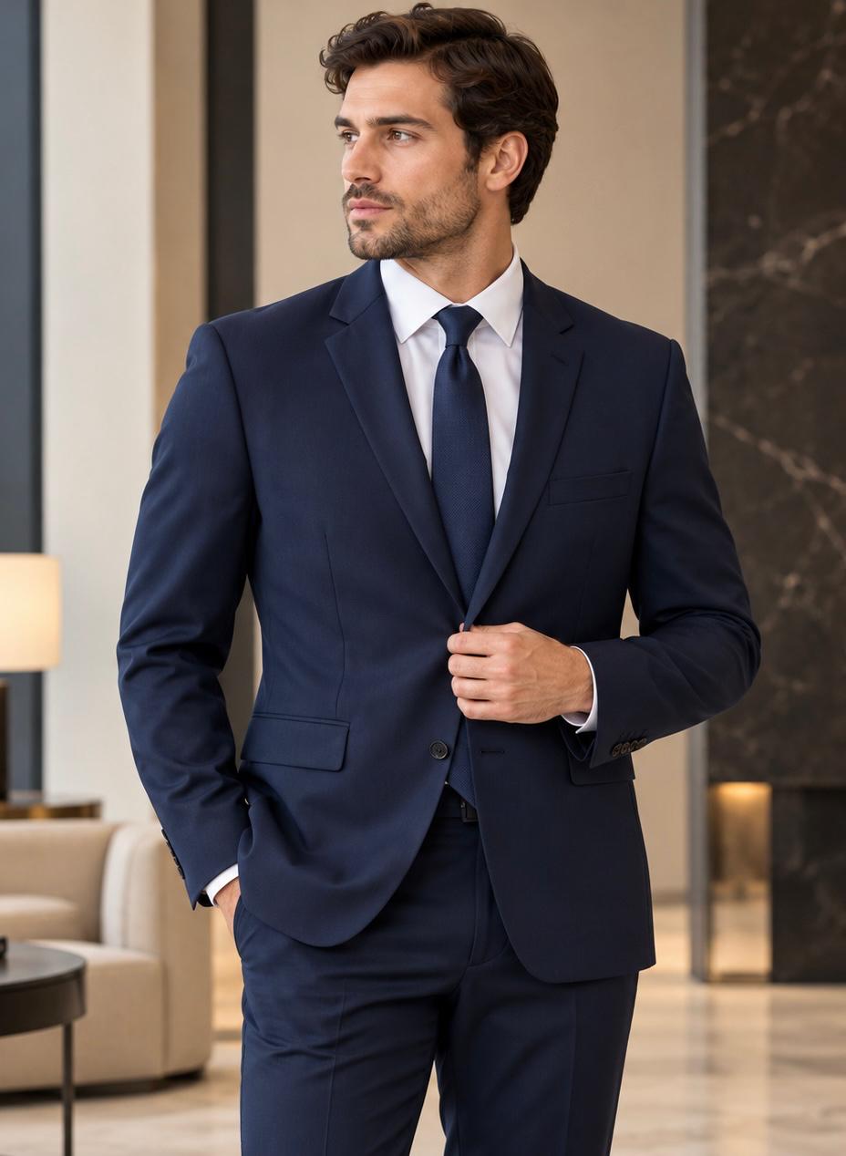 Traje Slim Fit Auto Regulable