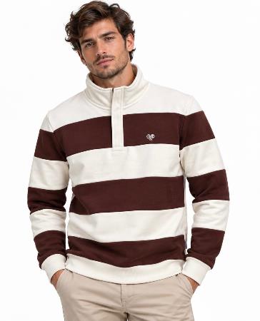 Sudadera Hombre O&B Cuello Alto