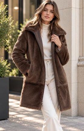Parka Reversible Unisex con Cremallera