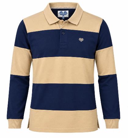 Polo Hombre Manga Larga O&B