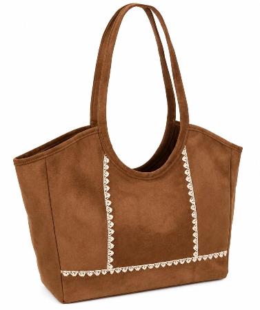 Bolso Shopper Efecto Ante