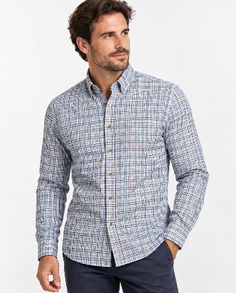 Camisa Hombre M/L de Cuadros