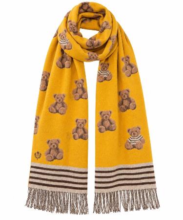 Bufanda con Estampado de Ositos