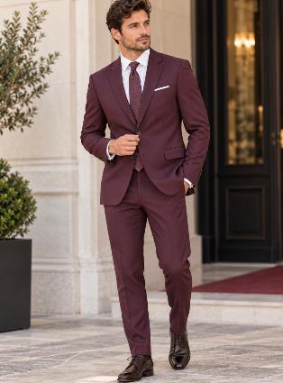 Traje Hombre Selinac Tejido Elástico