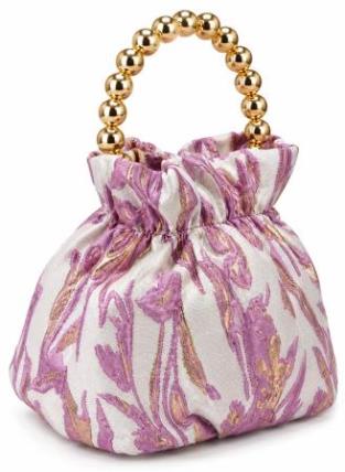Bolso de Fiesta Jacquard Floral
