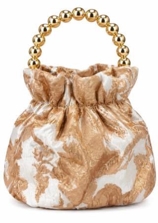 Bolso de Fiesta Jacquard Floral