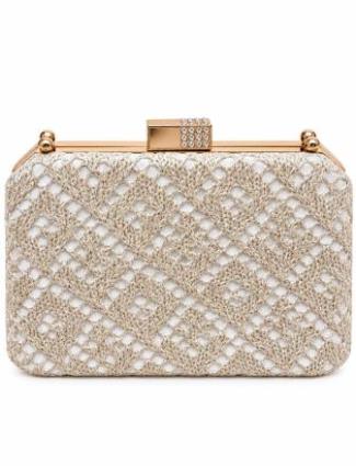 Clutch de Fiesta Champagne C/Encaje