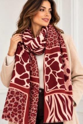 Bufanda Mujer Animal Print - Imagen 3